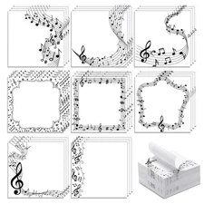 TaoBary 64 Pads/1920 Sheets Music Themed Sticky Notes Pads Self Adhesive Musi...