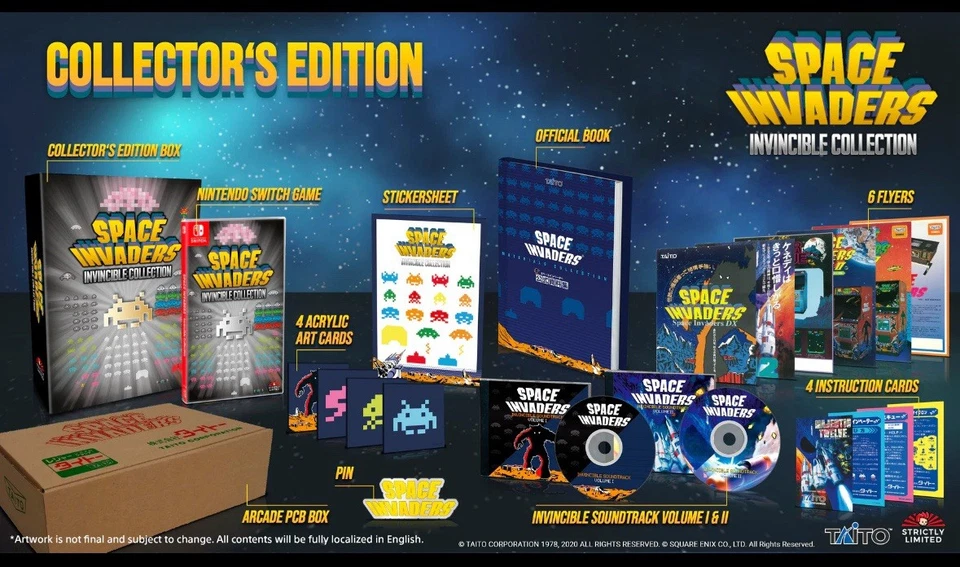 SPACE INVADERS INVINCIBLE COLLECTION Collector's Edition - Nintendo Switch (New) - Image 2 of 2