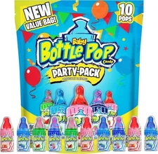 (Free Duty Tax) Baby Bottle Pop Halloween Candy Variety Pack - 10 Ct Bulk Lo
