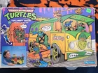 1989 Teenage Mutant Ninja Turtles Party Wagon Van w/box See Pics Vintage