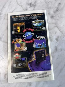 Duke Nukem 3D Sega Saturn MANUAL ONLY MO12726