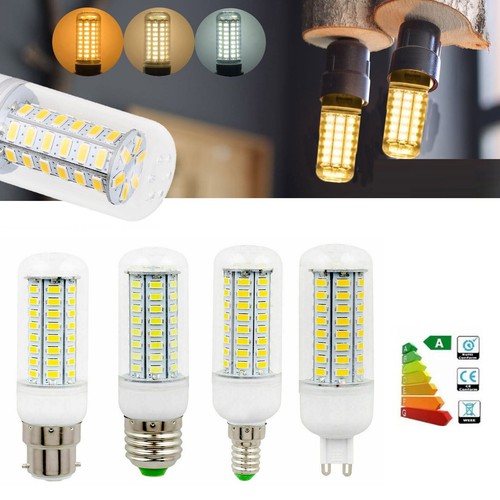 B22 G9 E14 E27 LED Corn Light Bulb Screw Socket 12W 15W 220V 240V White - Picture 2 of 15