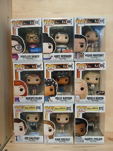 The Office Funko Pop Lot Of 11 Characters Dundee mifflin