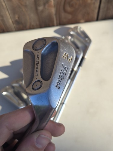 Vintage Titleist Acushnet Tungsten AC-108 2-PW Iron Tour Model Steel Reg Flex - Picture 2 of 19