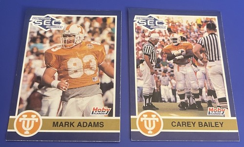 1991 HOBY STARS OF THE SEC/FOOTBALL/COMPLETE SET/TENNESSEE BLUE BORDER/RARE VOLS - Picture 11 of 18
