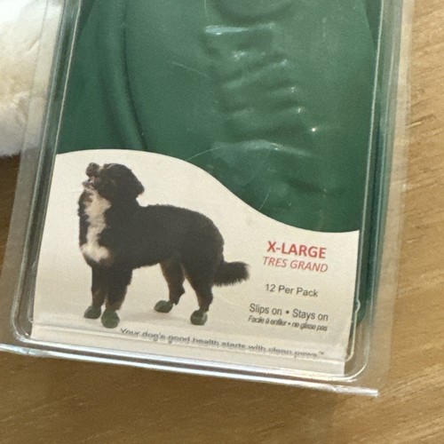 PawZ Rubber Dog Boots 8 Pack X-Large for Hot Pavement, Snow, Mud, Rain G8 - Picture 3 of 5