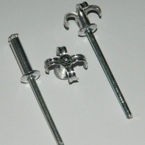 Spreizblindnieten Flachkopf Alu / Stahl Spreiznieten 3,2 - 4,0 - 4,8 - 6,4mm - Bild 18 von 29