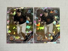 2019 Bowman Draft Sapphire Joey Bart Refractor Lot 2 BDC-134 Pirates