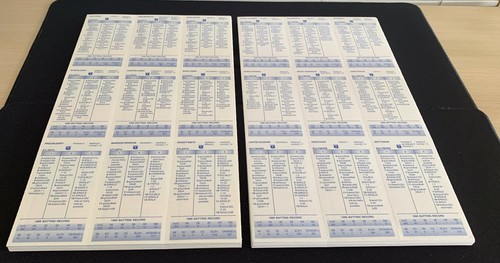 1995 Strat-O-Matic MLB Baseball Game Cards Complete & Unseparated - Picture 3 of 11