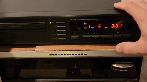 Nakamich MB-10 5 Disc MusicBank CD Changer - working - Video 1 of 1