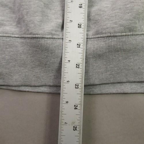 North Face Felpa con Cappuccio Uomo Grande Manica Lunga Pullover Tasche Grigio Casual - Foto 9 di 11