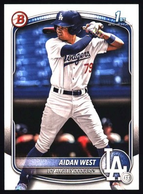 2025 Bowman Draft Baseball Los Angeles Dodgers Team Set (8 Players)