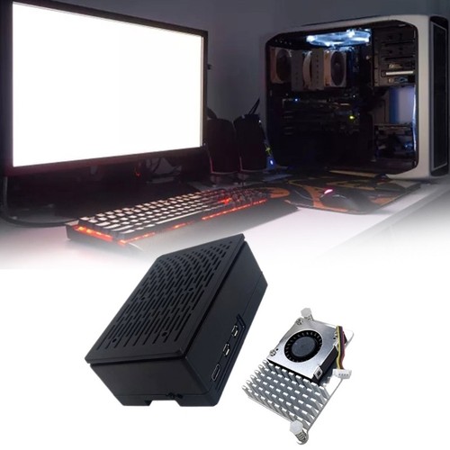 Case Cover For RPI5 Protective Case with Optional Heatsink Fan Heat Dissipation - Bild 2 von 12