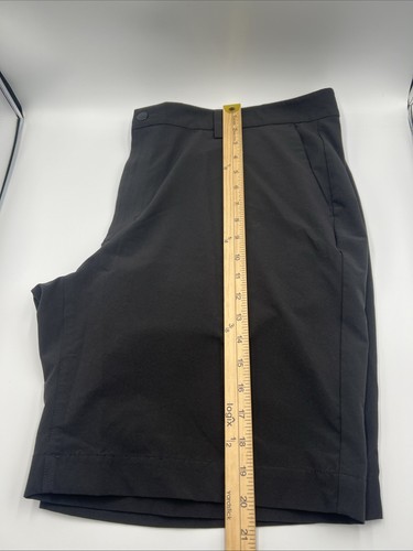 Cutter & Buck Mens Black Flat Front Short Size 42 With 9” Inseam - Picture 2 of 8