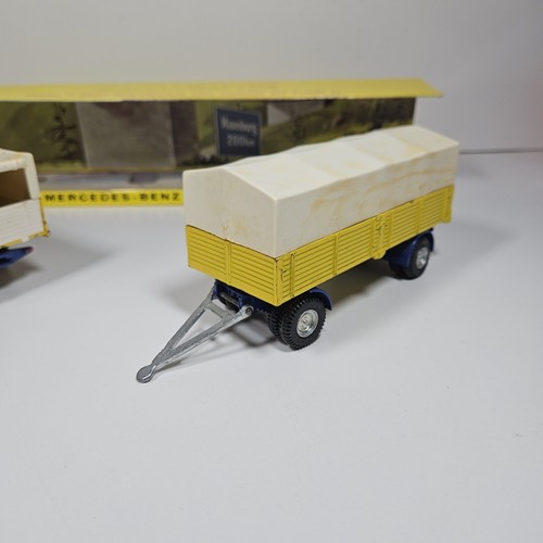 Camion e rimorchio Mercedes-Benz Dinky Toys 917 vintage scatola originale con inserto - Foto 18 di 24
