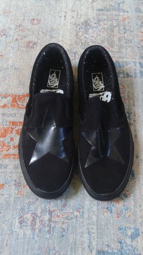VANS X DAVID BOWIE COLAB MEN SNEAKERS SIZE 10 BLACK COLOR - Picture 2 of 7