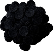 Black Craft Felt Circles 3/4 Inch - 150pc 