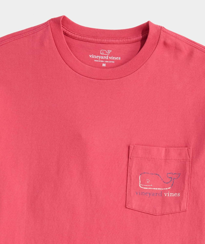 Men'S Burgee Vintage Whale Short-Sleeve Pocket Tee - Picture 4 of 5