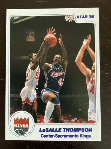1984-85 Star Co Basketball Lasalle Thompson #277 Sacramento Kings NRMT