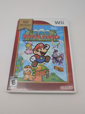 Super Paper Mario (Nintendo Wii, 2007) Complete in Box Game Case Manual
