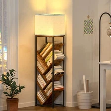 Tree Bookshelf with Light - 8 Tier Floor Standing Tree 8 Tier with light