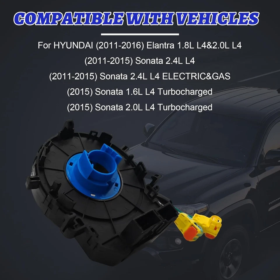 Resorte de reloj compatible con: Hyundai Elantra 2011-2013 Sonata 2009-2014 Foto 3 de 4