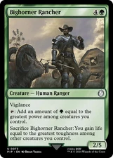 MTG Bighorner Rancher [Fallout] Near Mint Magic