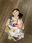 Snow White Girl's Character Plush Doll & Soft Minky Fleece Print Blanket Set New