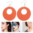  Wooden Geometric Earrings Miss Ohrringe Damen Geometrisch Basteln