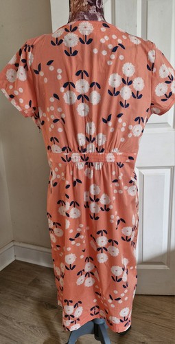 White Stuff Short Dress Size 16. Side Zip. Elastic At The Back. - Picture 2 of 9