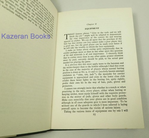 Vintage Reg Simpson Cricket Book 1952 First Edition HBDJ - Picture 3 of 17
