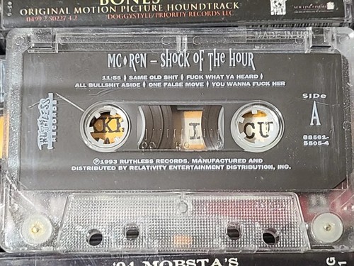 MC Ren Shock of the Hour Cassette NWA - Picture 3 of 4