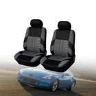 For Nissan Gray and Black 2 Seat Covers Front Full Set Protector Cushion AB