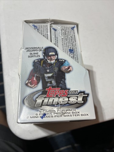 2014 Topps Finest Football Hobby Box Auto Patch & Jumbo Auto Relic NEW SEALED - Picture 5 of 7