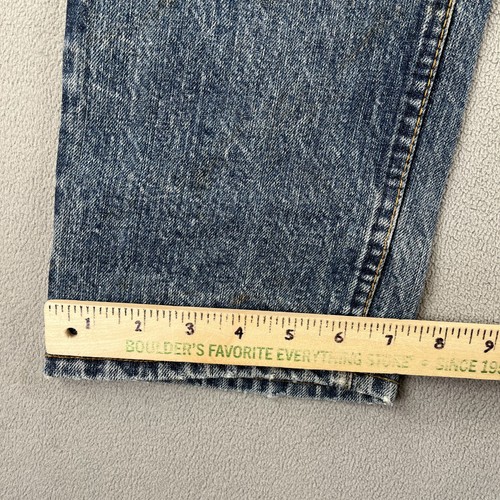 Jeans Levis 501 vintage para hombre 33x30 ribete pierna recta botón desgastado años 90 - Imagen 20 de 21