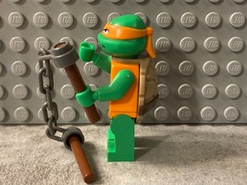 LEGO Teenage Mutant Ninja Turtles Michelangelo Minifigure tnt029 from set 79120