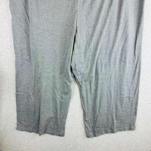 Pantalones Roaman's Mujer Talla 38-40W 5X Plus Elastizados Cómodos Pierna Ancha Gris Pull On - Imagen 6 de 8