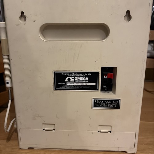 OMEGA CT485B TEMPERATURE / HUMIDITY CHART RECORDER - SOLD AS IS - Picture 4 of 6