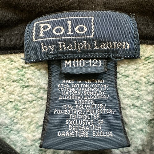 Polo Ralph Lauren Hoodie Sweatshirt Youth M Blue Striped Sweater Rugby Full Zip - Picture 3 of 9