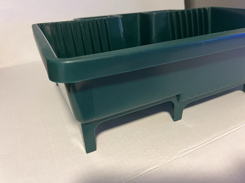 Vintage Green Rubbermaid Dish Drip Air Dry Drainer Large Plastic Drying Rack EUC - Picture 4 of 18