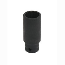 24mm Deep 1/2" Dr Impact Hub Nut Socket VAG 06 Axle Bolt 12 pt Trident T452324