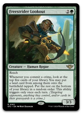 Freestrider Lookout #163 (NM) Thunder Junction OTJ Magic MTG