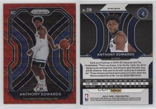2020-21 Panini Prizm Ruby Wave Prizm Anthony Edwards #258 Rookie RC