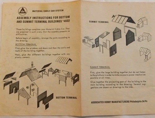 EHEIM #4022 Material Cable Car System W/Extra Terminal Buildings #4032 Vintage - Picture 10 of 15