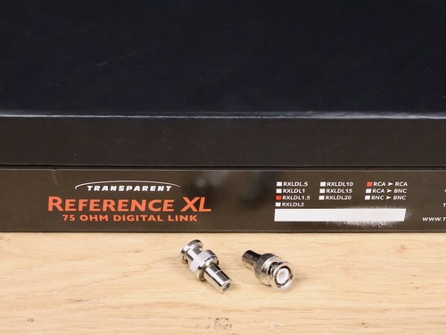 Transparent Reference XL highend digital 75 Ohm audio interconnect RCA (BNC) ... - Picture 3 of 3