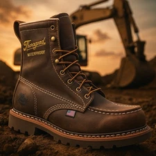 Thorogood American Heritage 814-4514-sz 9.0D made USA EH Slip Resistant Soft Toe