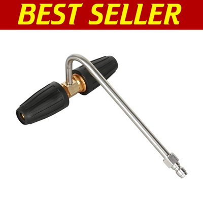 #ad High Efficiency Pressure Washer Gutter Cleaner Rotating Turbo Nozzles Included $52.19