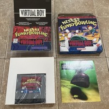 🎳 Nester's Funky Bowling (Nintendo Virtual Boy, 1996) Complete w/ Manual TESTED