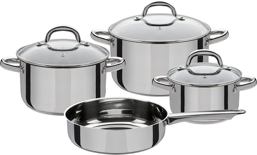 990042 Montreal – Set Di 4 Pezzi, in Acciaio Inox, Argento - Foto 12 di 12