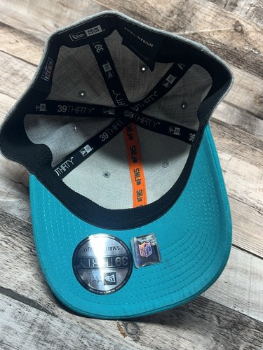 NFL New Era 39thirty Miami Dolphins Hat Fitted Size Small Gray “Go Fins” - Picture 5 of 9